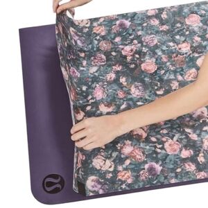 Lululemon ($42) “The Towel” Frosted Rose Multi Print